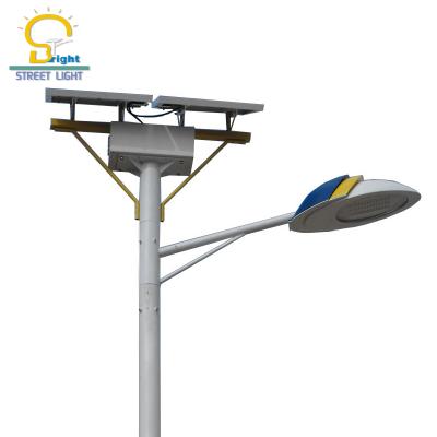 China ROAD China led lamp equipment 6m high pole light fixture 40W led solar street light for sale