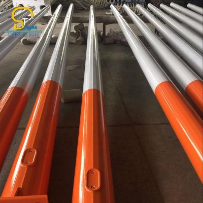 China Hot Sale 2M To 30M Solar LED Street Light Pole Design From China Manufacturer Hot Sale Square Galvanize Steel Poles for sale