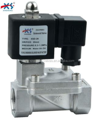 China NBR/VITON Sealing Material XSD Series 2 Way Pilot Operated Solenoid Valve Normally Open for sale