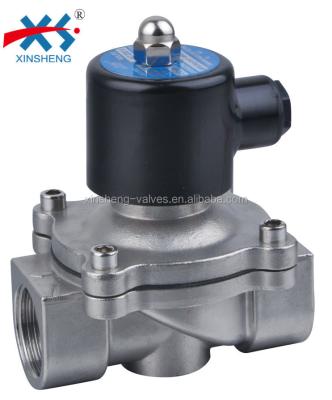 China Standard Media 1/2 inch Stainless Steel SS304 Water Solenoid Valve for Water/Hot Water for sale