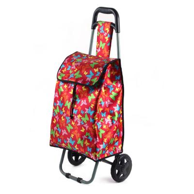 China Collapsible Bag Folding Shopping Trolley for sale