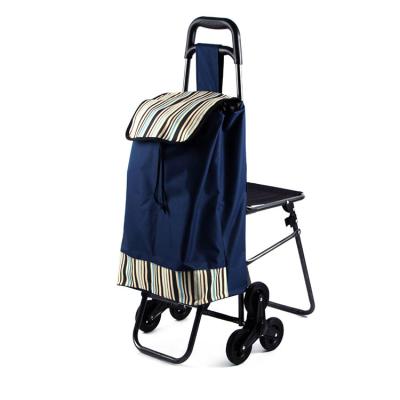 China Folding Trolley C3 Very Popular Collapsible Collapsible Wheeled Shopping Cart for sale