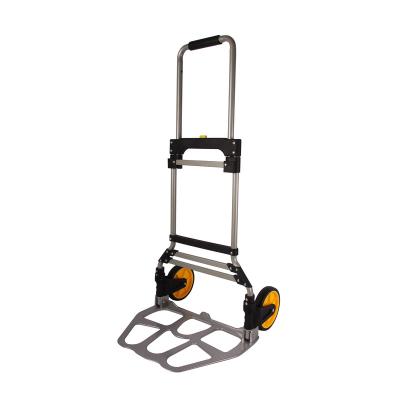 China Pooyo Hot Sale Aluminum Folding Heavy Duty Folding Foldable 2 Wheels Hand Cart for sale