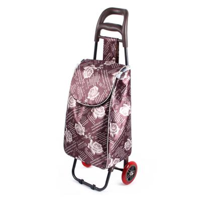 China Fold Up Folding Luggage Trolley Trolley Shopping Bag for sale