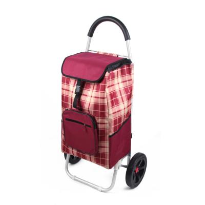 China Collapsible cart folding to shopping bag market for sale