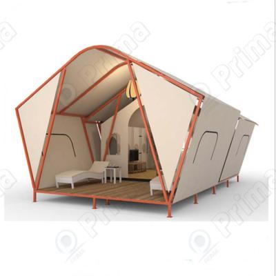 China Event Promotion Glamping Luxury Hotel Resort Tent Prima Construction Tent Geodesic Dome Inflatable Top Camping Tent for sale