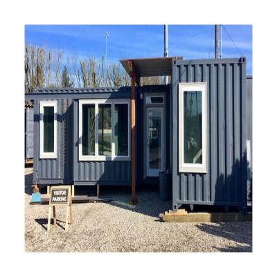 China Steel Structure Modern Cheap House China Prefab House Factory Flat Pack 40ft Modern Small Flat Pack Container House for sale