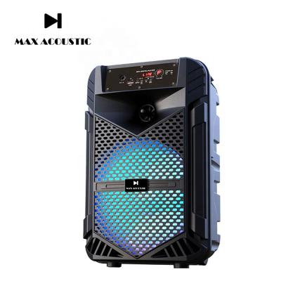 China No Speaker 8inch Box TWS BT Portable Rechargeable Speaker With Bass Speaker BS-S8-2 for sale