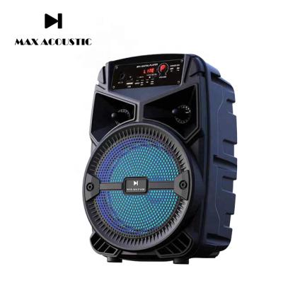 China No Speaker 8inch Portable WIRELESS Box TWS Rechargeable Speaker With Bass Speaker BS-S8-3 for sale