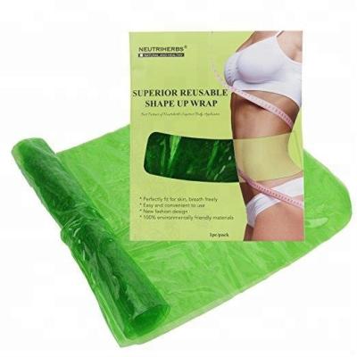 China Day and Night SHAPE-UP Wraps Slimming Waist Tummy Tummy Belt Wrap Body Plastic Waist Slimming Belt Stomach Weight Loss Burn Cellulite Fat Slimming for sale