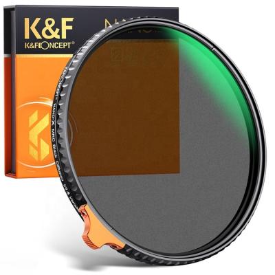 China K&F Concept 77mm Camera Lens Filters 1/4 Waterproof ND2-32 Diffusion Black Filter zu verkaufen