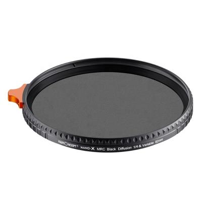 Cina K&F Concept 58mm Waterproof Camera Filter nd2-32 and 1/4 Black Diffusion Filter in vendita