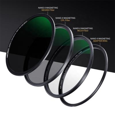 China K&F Magnetic Concept Camera Lens Filter Kit Packaging Kit 72mm UV Magnetic UV ND Filter For Any Digital Slr Camera à venda