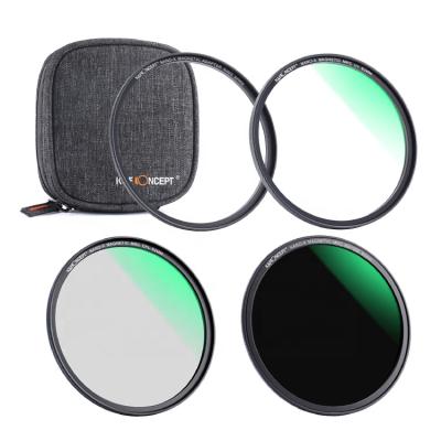 中国 K&F Concept 77mm Magnetic Lens Filter Circular UV Full Glass ND Filter Set 販売のため