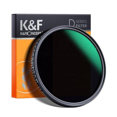 China K&F Concept Waterproof Round Screw Lens Camera Filter 82mm Variable Neutral Density ND3-ND1000 Te koop