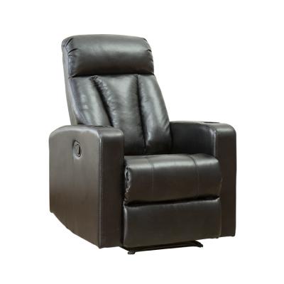 China Classic Indoor Furniture Black Comfortable Luxury Home Cinema Recliner (Other) Sofa Adjustable for sale