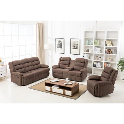 China 7 Seater Adjustable Modern Home Living Room Furniture Leather Multifunctional Recliner Sofa Set (Other) for sale