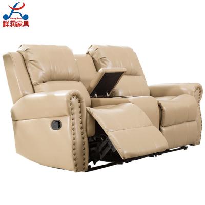 China XR-8026-S Convertible Luxury Sofa Sets Leather Reciner Sofa for sale