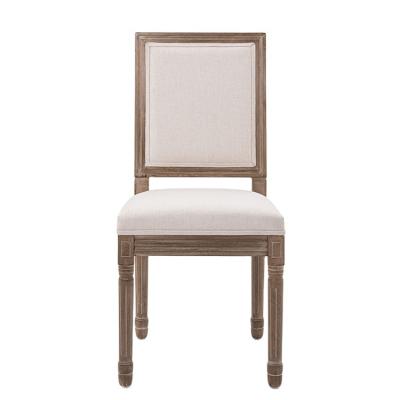 China Latest Design (Others) Modern Home Luxury Furniture Adjustable Upholstered Wooden Dining Chairs for sale