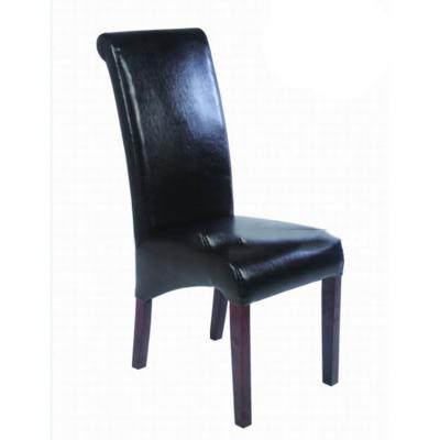 China Convertible Leather Pastor Chairs for Dining Room, Solid Wood Frame for sale