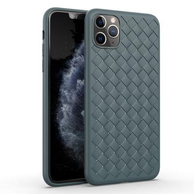 China Fashion and OEM woven pattern cell phone shockproof soft tpu case cover device for iphone 12 11 7 8 pro xs X max max for sale