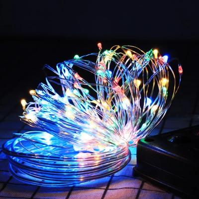 China Cooper wire string light 12m Holiday Light Waterproof Copper Wire Solar led String Lights Christmas Tree Decoration Holiday Light for sale