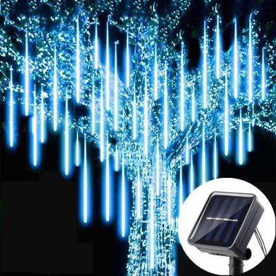 China Christmas Decoration Supplies Colorful solar power Christmas star led string light indoor outdoor home decoration led flexib strip light for sale