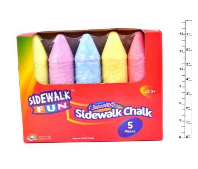 China Large 5 Colored Size Hot Selling Chalk Set 5PC/18.3*4.5CM for sale