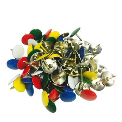 China Different Types High Quality Eco-friendly Promotional Flat Head Thumb Tacks For Office Use for sale