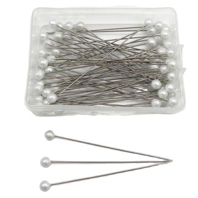 China Durable round pearl head corsage pins for sewing craft, wedding decoration for sale