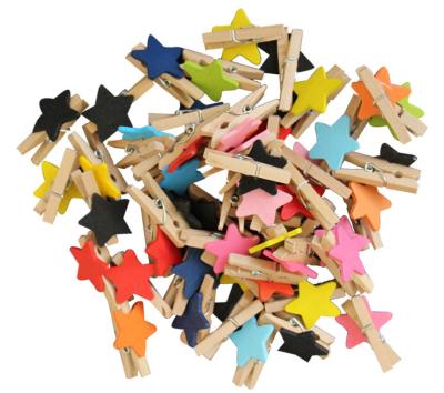 China Hot Selling China 30mm Star Shape Craft Wood Staples For Pictures, Note Card for sale