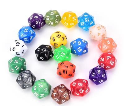 China Hot Selling Dnd RPG 20 Board Game D Dice, 20 Side Polyhedral Dice for DND RPG MTG and Other Board Games for sale