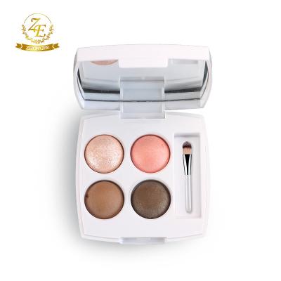 중국 Makeup Baked Eye Shadow 4 Colours Nude Eyeshadow Palette 판매용