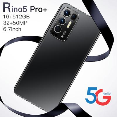 China Dual SIM Card Rino 5 Smartphone 6.7Inch 1440*3200 pro+ Android Unlocked Core MTK6889 10 16GB+512GB 5G 6800mAh Large Capacity Mobile Phone for sale