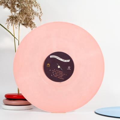 China Pink Vinyl Records Pressing Vinyl Pressing Vinyl Record Custom 22 Minute Per Side for sale