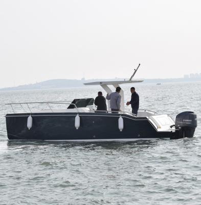 China 26ft Fiberglass Center Console Speed ​​Fishing Boat With Outboard Motor for sale