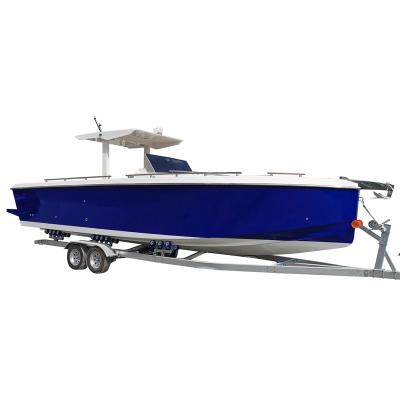 China Best selling 28ft fiberglass bowrider fishing boat for sale