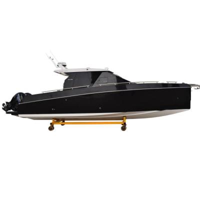 China Leisure 150HP Power Gasoline Boats Fiberglass Fishing Boat Yacht For Sale for sale