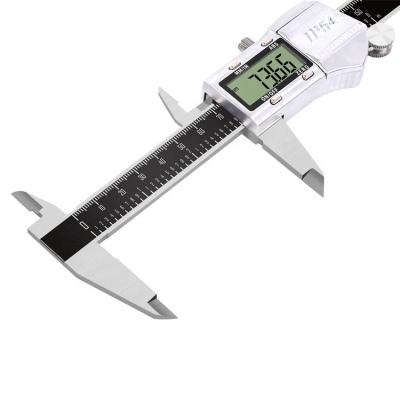 China High quality ELECTRONIC stainless iron type four functions china caliber 0-200mm digital vernier stainless steel with Ip54 water proof for sale