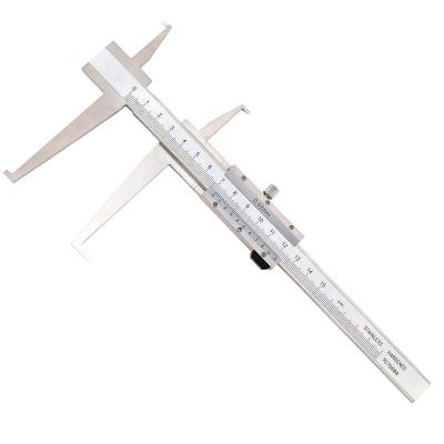 China Internal Carbon Steel Double Jaw Direction Inside Spline Vernier Gauge Measuring Tools 9-150mm for sale