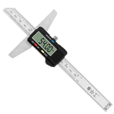 China Caliber 0-150mm Depth Digital Vernier Measuring Tools ELECTRONIC Type Porcelain 300mm With Flat Head SSDC0-150P for sale