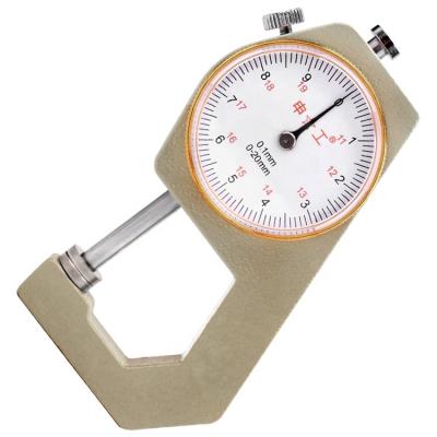 China Diameter Dial Thickness Gauge Meter Tester Measuring Tools For Metal Pipe Paper Leather Plastic Sheet for sale