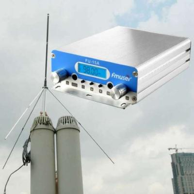 China FM radio station! 15W low power fm transmitter for church parking lot for sale