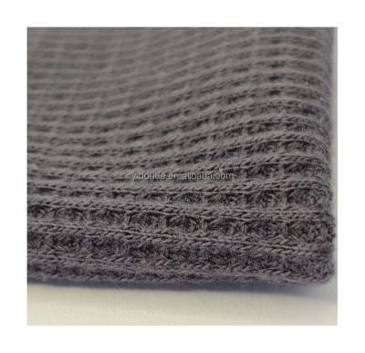 China Anti Pill YDA4061# cotton poly waffle knit fabric for sale