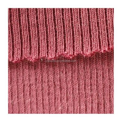 China Anti Pill YDD1023#ribbed cotton spandex top knitted fabric for sale