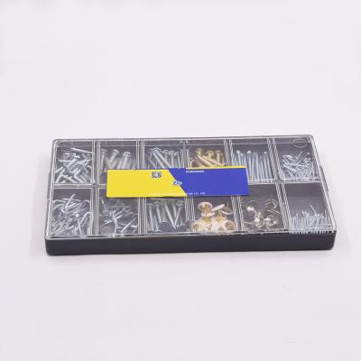 China Iron Plastic Box Best Quality Mix Packing Nails for sale