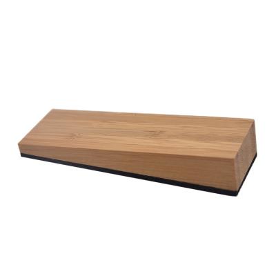 China Modern Wooden Door Stop Wedge Stopper Door Block Bamboo With EVA Door Stopper Wedge for sale