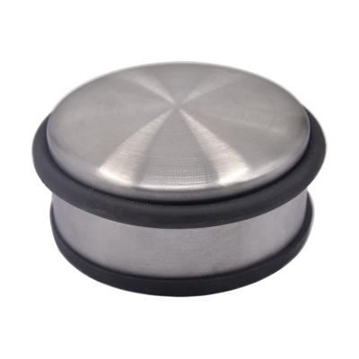 China Modern Heavy Duty Sliding Door Stop Stainless Steel Door Stopper With Rubber Ring for sale