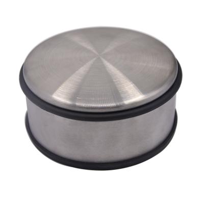 China Modern Heavy Duty Sliding Door Stop Stainless Steel Door Stopper With Rubber Ring for sale