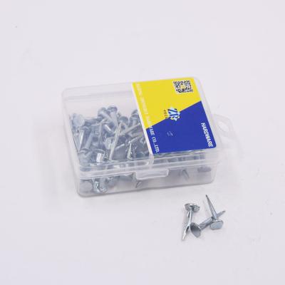 China Iron Best Quality Q195 Iron Zinc Galvanized Plated Shoe Tack Nails for sale